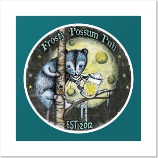 Frosty Possum Pub Posters and Art